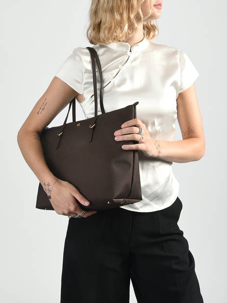 Schoudertas S Keaton 26 Nylon Lauren ralph lauren Bruin chadwick 31916737 ander zicht 1
