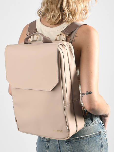 Rugzak Nuitée Cluse Beige backpack CX035 ander zicht 1