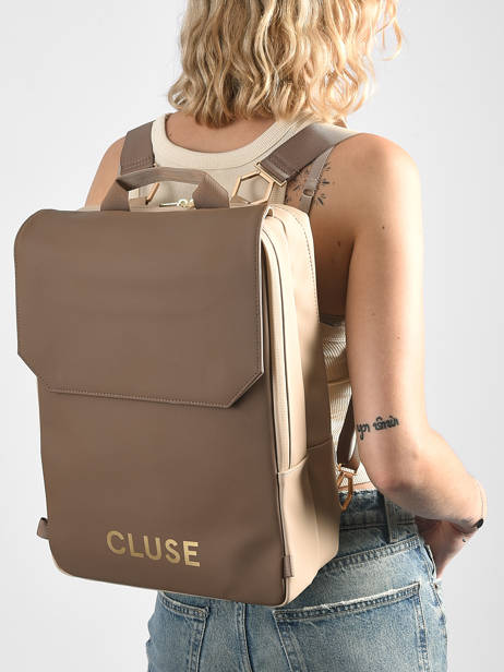Rugzak Nuitée Cluse Beige backpack CX035 ander zicht 2