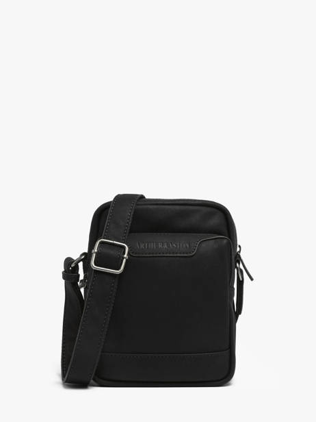 Cross Body Tas Arthur & aston Zwart arsene 7