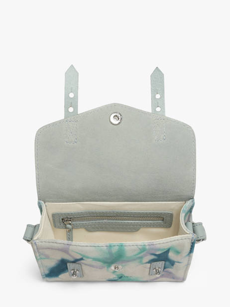 Cross Body Tas Tie & Dye Leder Paul marius Veelkleurig tie & dye MINITIE ander zicht 2