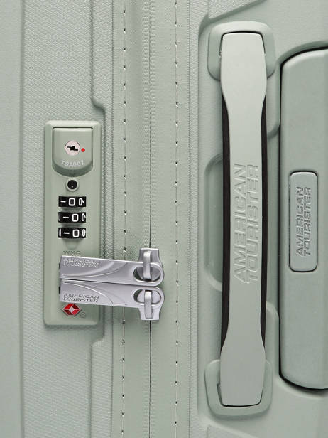 Harde Reiskoffer Airconic American tourister Groen airconic 88G002 ander zicht 1