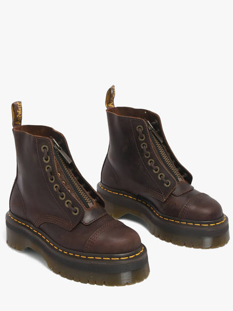 Boots Met Platformzool Uit Leder Dr martens Bruin women 40910200 ander zicht 1