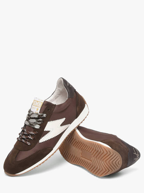 Sneakers Uit Leder Semerdjian Bruin women JUNEE278 ander zicht 2