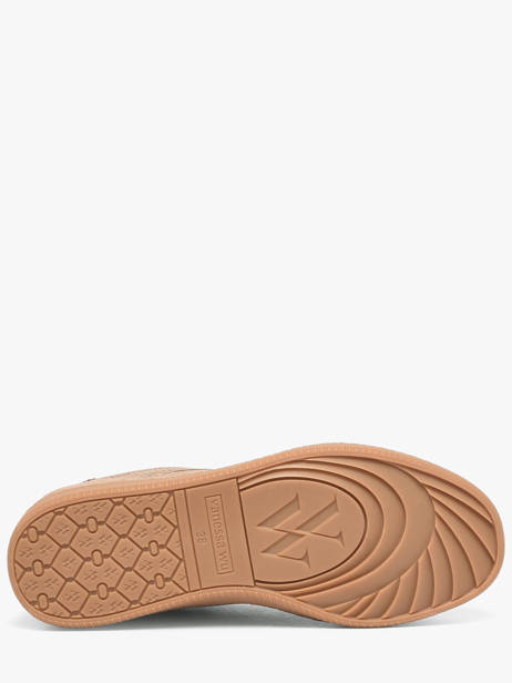 Sneakers Vanessa wu Bruin women BK2948TP ander zicht 4