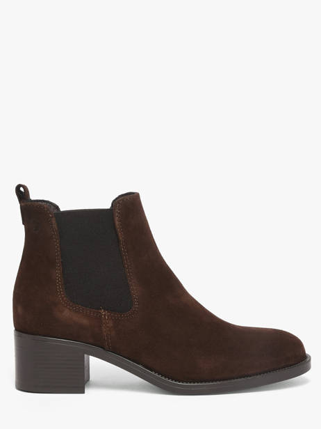 Enkellaarsjes Met Hak Uit Leder Tamaris Bruin women 41