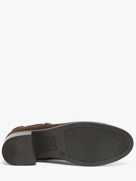 Enkellaarsjes Met Hak Uit Leder Tamaris Bruin women 41 ander zicht 4
