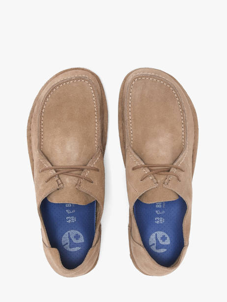 Derby Veterschoenen Uit Leder Birkenstock Beige men 1034384 ander zicht 3