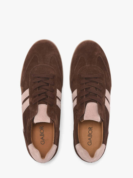Sneakers Uit Leder Gabor Rood women 5 ander zicht 3