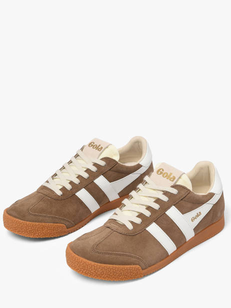 Sneakers Uit Leder Gola Bruin women CLB538FW ander zicht 1