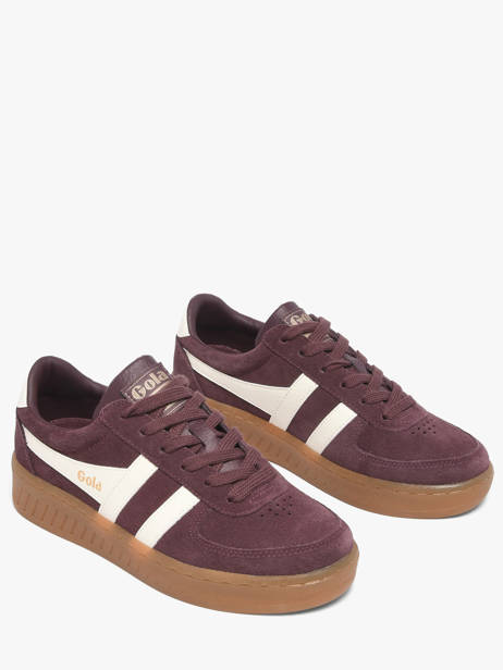 Sneakers Uit Leder Gola Rood women CLA589LC ander zicht 1