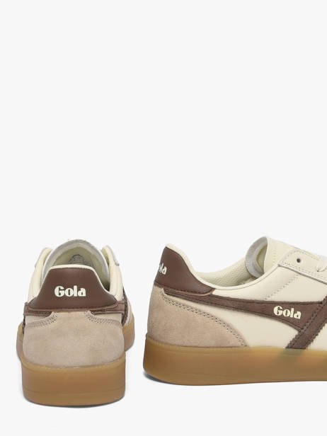 Sneakers Uit Leder Gola Goud women CLB744HC ander zicht 2