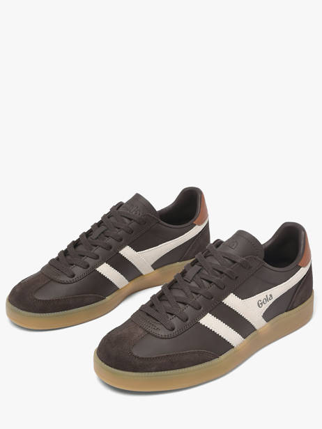 Sneakers Uit Leder Gola Bruin men CMB744CW ander zicht 1