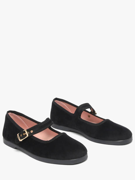 Ballerinas Met Riempjes Victoria Zwart women 1080111 ander zicht 1