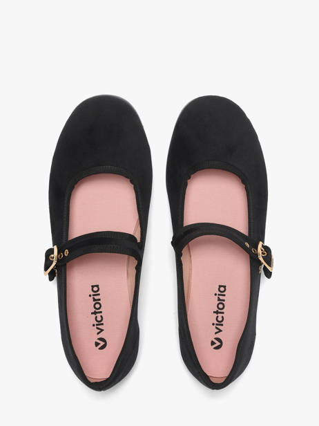 Ballerinas Met Riempjes Victoria Zwart women 1080111 ander zicht 3