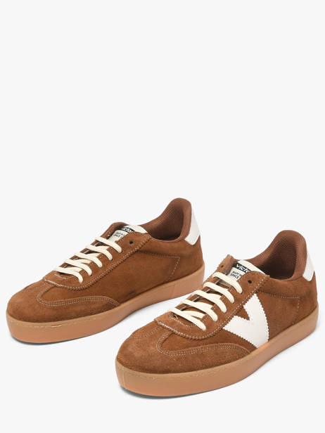 Sneakers Berlin Uit Leder Victoria Bruin women 1126218 ander zicht 1