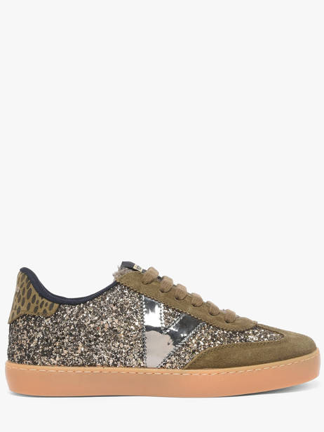 Sneakers Berlin Uit Leder Victoria Groen women 1126223