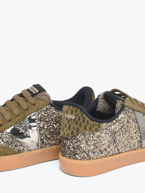 Sneakers Berlin Uit Leder Victoria Groen women 1126223 ander zicht 3