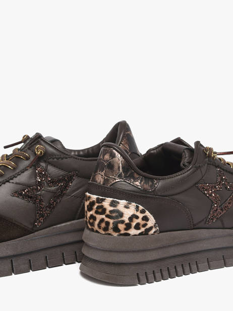 Sneakers Met Platformzool Cetti Bruin women SRA ander zicht 2