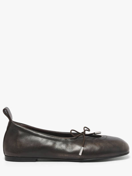 Ballerinas Uit Leder Alohas Bruin women 10131801