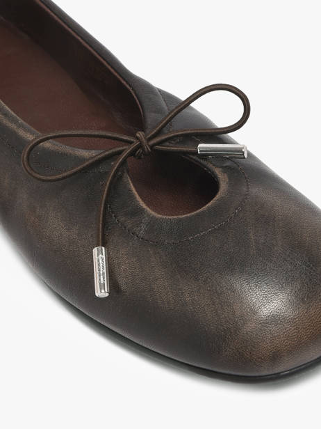 Ballerinas Uit Leder Alohas Bruin women 10131801 ander zicht 2