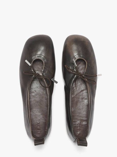 Ballerinas Uit Leder Alohas Bruin women 10131801 ander zicht 3