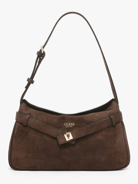 Schoudertas Ella Suède Guess Bruin ella SG975418