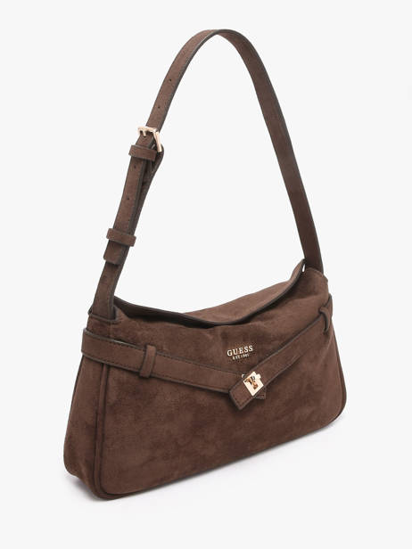 Schoudertas Ella Suède Guess Bruin ella SG975418 ander zicht 1