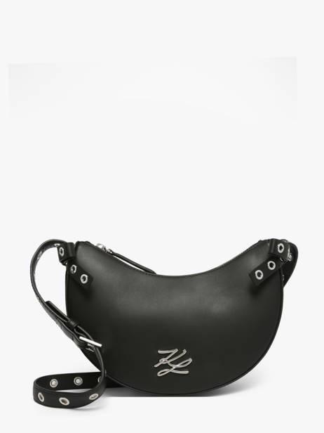 Cross Body Tas K Autograph Leder Karl lagerfeld Zwart k autograph B3W30049