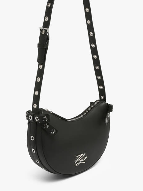 Cross Body Tas K Autograph Leder Karl lagerfeld Zwart k autograph B3W30049 ander zicht 1