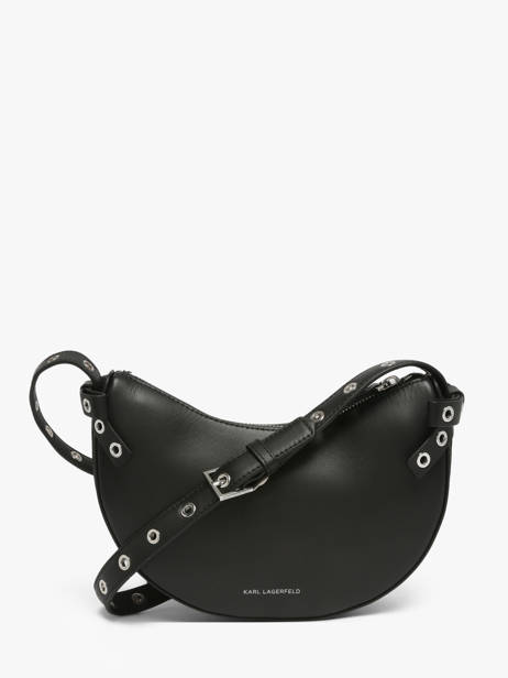 Cross Body Tas K Autograph Leder Karl lagerfeld Zwart k autograph B3W30049 ander zicht 4