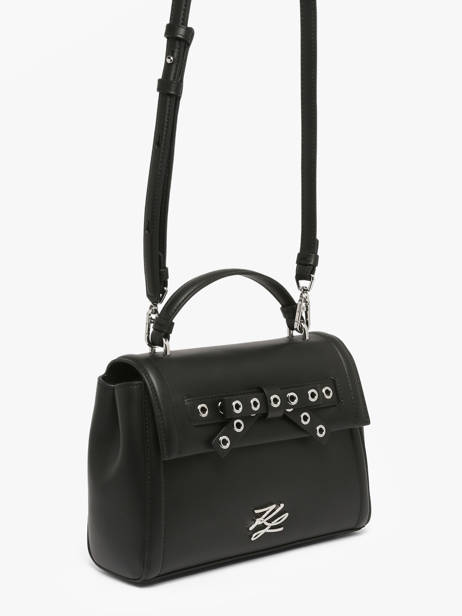 Handtassen K Autograph Leder Karl lagerfeld Zwart k autograph B3W30051 ander zicht 1