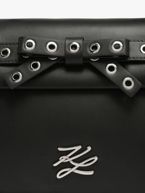 Handtassen K Autograph Leder Karl lagerfeld Zwart k autograph B3W30051 ander zicht 2
