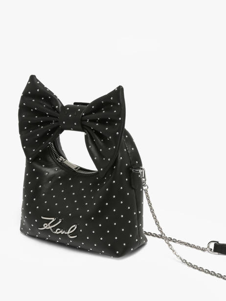 Cross Body Tas K Signature Polyurethaan Karl lagerfeld Zwart k signature B3W30111 ander zicht 1