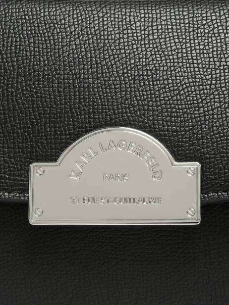 Cross Body Tas Rsg Leder Karl lagerfeld Zwart rsg B3W30114 ander zicht 2