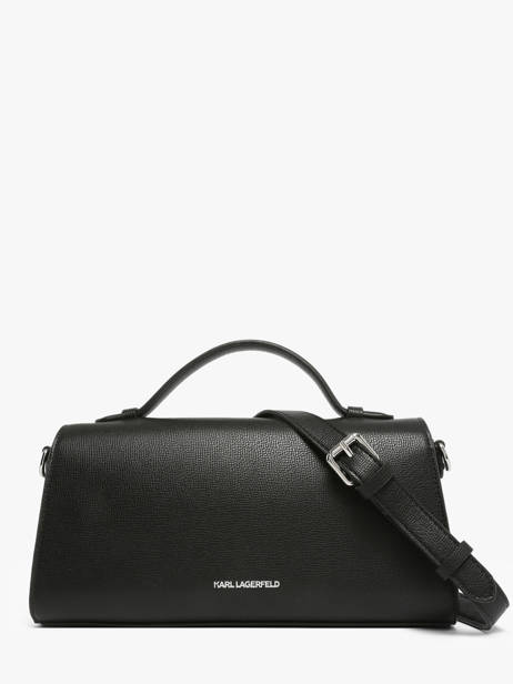 Cross Body Tas Rsg Leder Karl lagerfeld Zwart rsg B3W30114 ander zicht 4