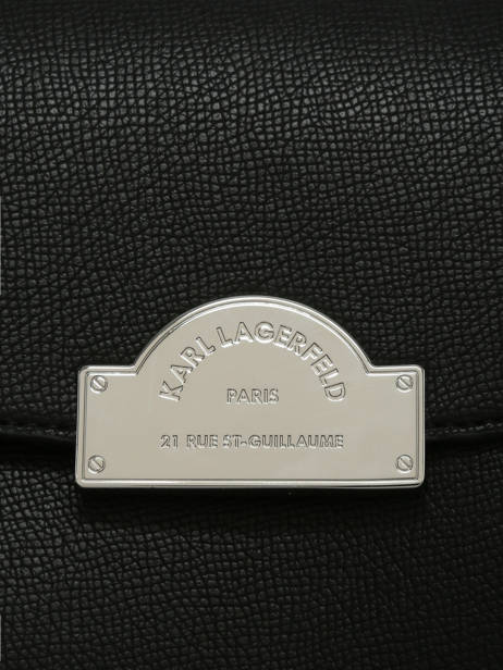 Handtas Rsg Leder Karl lagerfeld Zwart rsg B3W30115 ander zicht 2