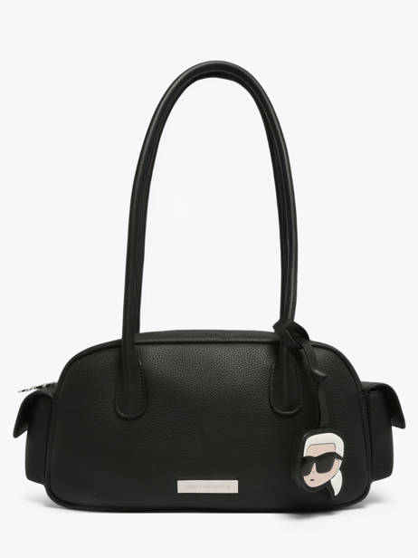 Bowlingtas K Ikon Leder Karl lagerfeld Zwart k ikon B3W30119