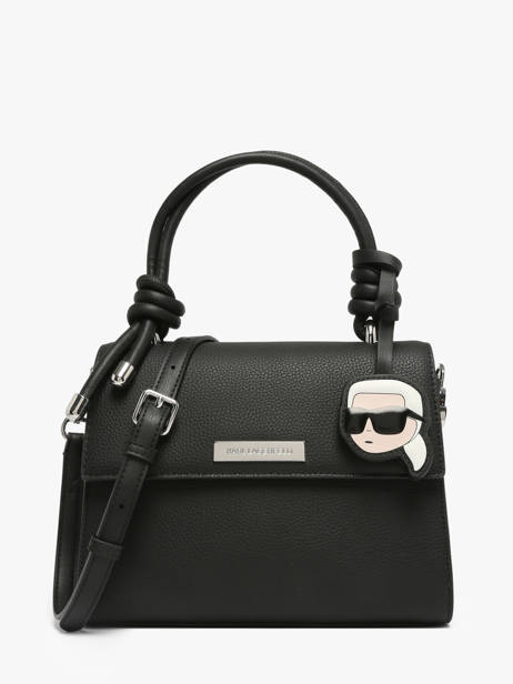 Cross Body Tas K Ikon Leder Karl lagerfeld Zwart k ikon B3W30125