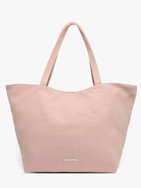 Schoudertas Rsg Katoen Karl lagerfeld Roze rsg A1W50006 ander zicht 4