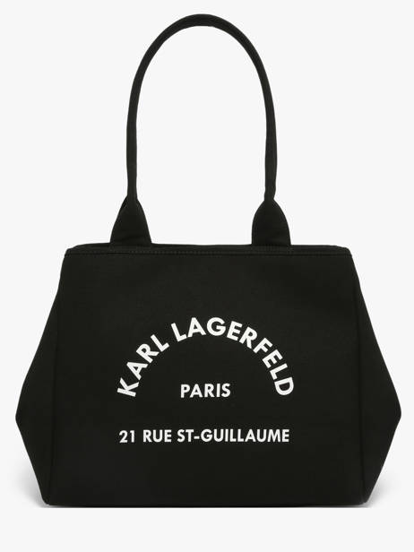 Schoudertassen Rsg Katoen Karl lagerfeld Zwart rsg B1W50010
