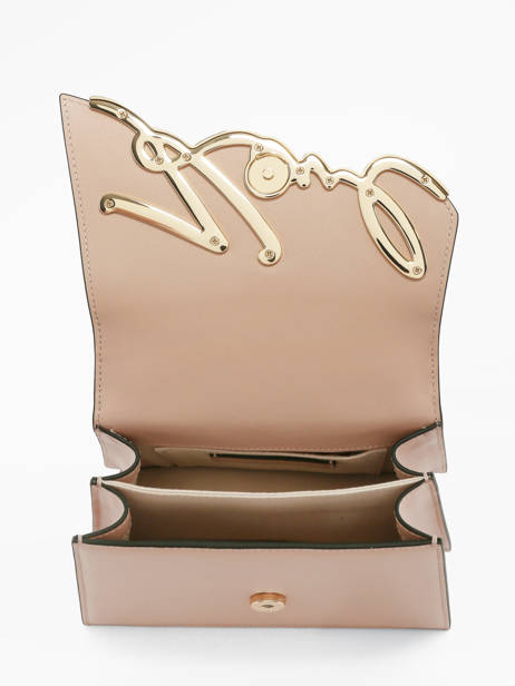 Cross Body Tas K Signature Leder Karl lagerfeld Roze k signature A1W30038 ander zicht 3