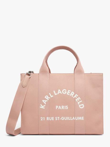 Handtas Rsg Katoen Karl lagerfeld Roze rsg A1W50010
