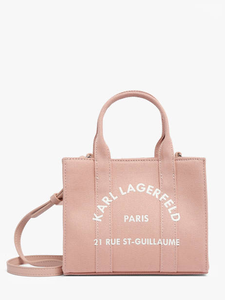 Cross Body Tas Rsg Katoen Karl lagerfeld Roze rsg A3W50118
