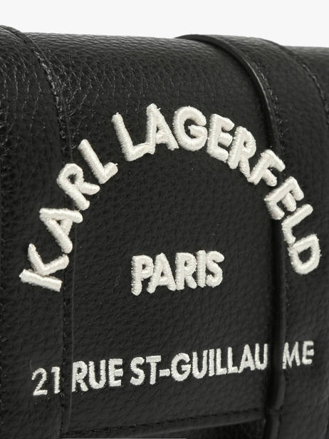 Cross Body Tas Rsg Leder Karl lagerfeld Zwart rsg B3W30342 ander zicht 2