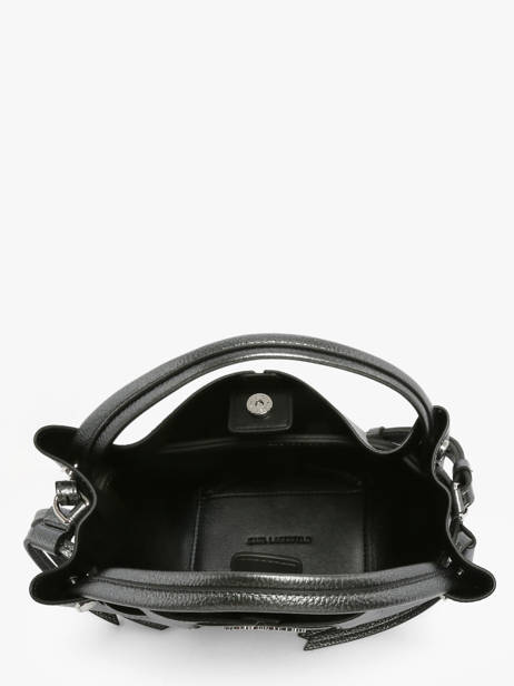Cross Body Tas K Pierced Leder Karl lagerfeld Zilver k pierced B3W30356 ander zicht 3