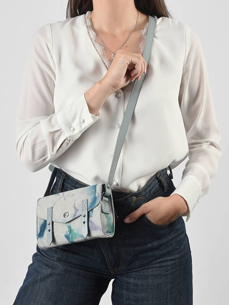 Cross Body Tas Mini Indispensable Tie & Dye Leder Paul marius Veelkleurig tie & dye MINITIE ander zicht 1