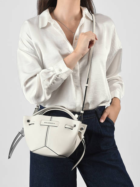Cross Body Tas K Pierced Leder Karl lagerfeld Wit k pierced B3W30280 ander zicht 1