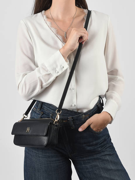 Cross Body Tas Th Icon Tommy hilfiger Zwart th icon AW18721 ander zicht 1