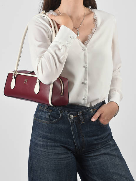 Schoudertas Th Grace Tommy hilfiger Rood th grace AW18900 ander zicht 1